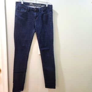 Madewell 37s Jeans Skinny Stretch 28x32 Dark Denim